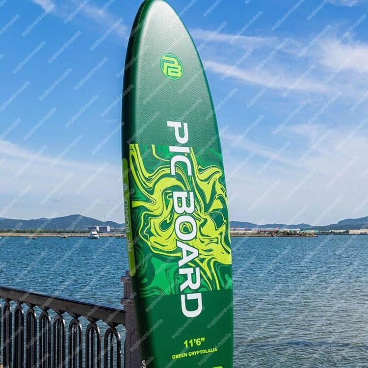 Надувная сап доска Pic Board Fantasy Green 11’6 с веслом