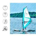 Сап доска Skatinger Windsurf hard sail 4m² для виндсёрфинга