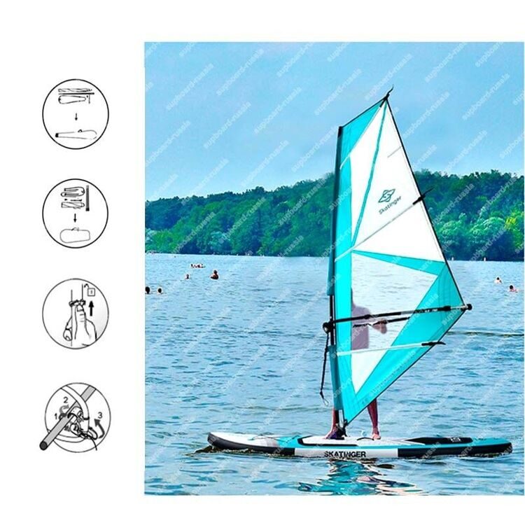Сап доска Skatinger Windsurf hard sail 4m² для виндсёрфинга