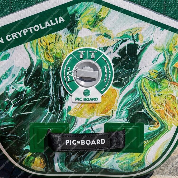 Надувная сап доска Pic Board Fantasy Green 11’6 с веслом